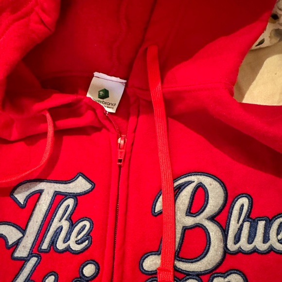 Red sweat top - Picture 3 of 5